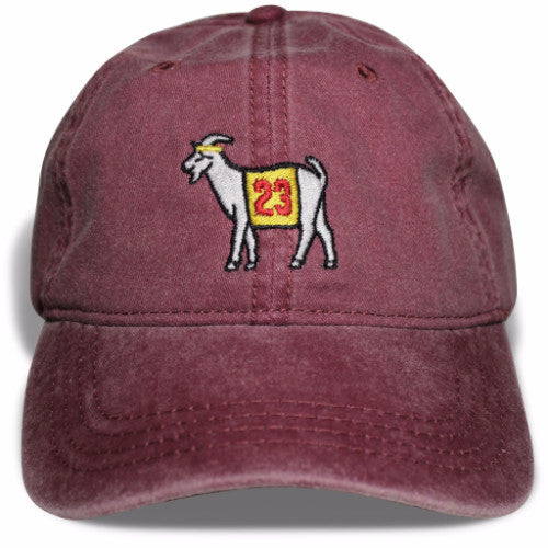 Cleveland #23 GOAT Dad hat (Maroon)