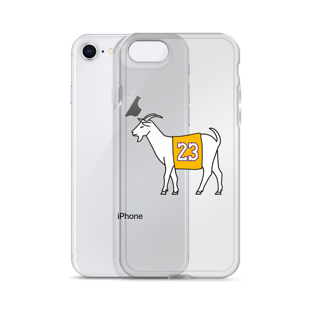 Los Angeles #23 iPhone Case (Yellow Jersey)