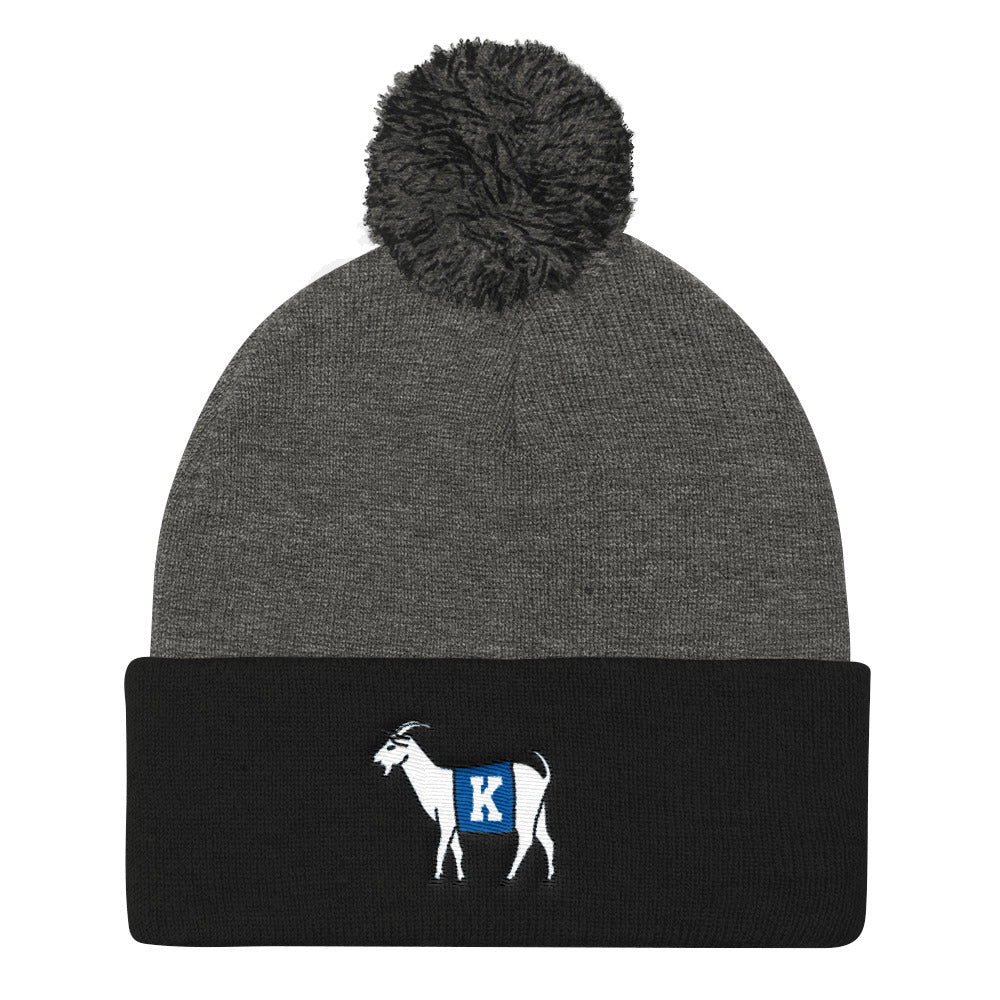 Duke Goat Pom Pom Knit Cap