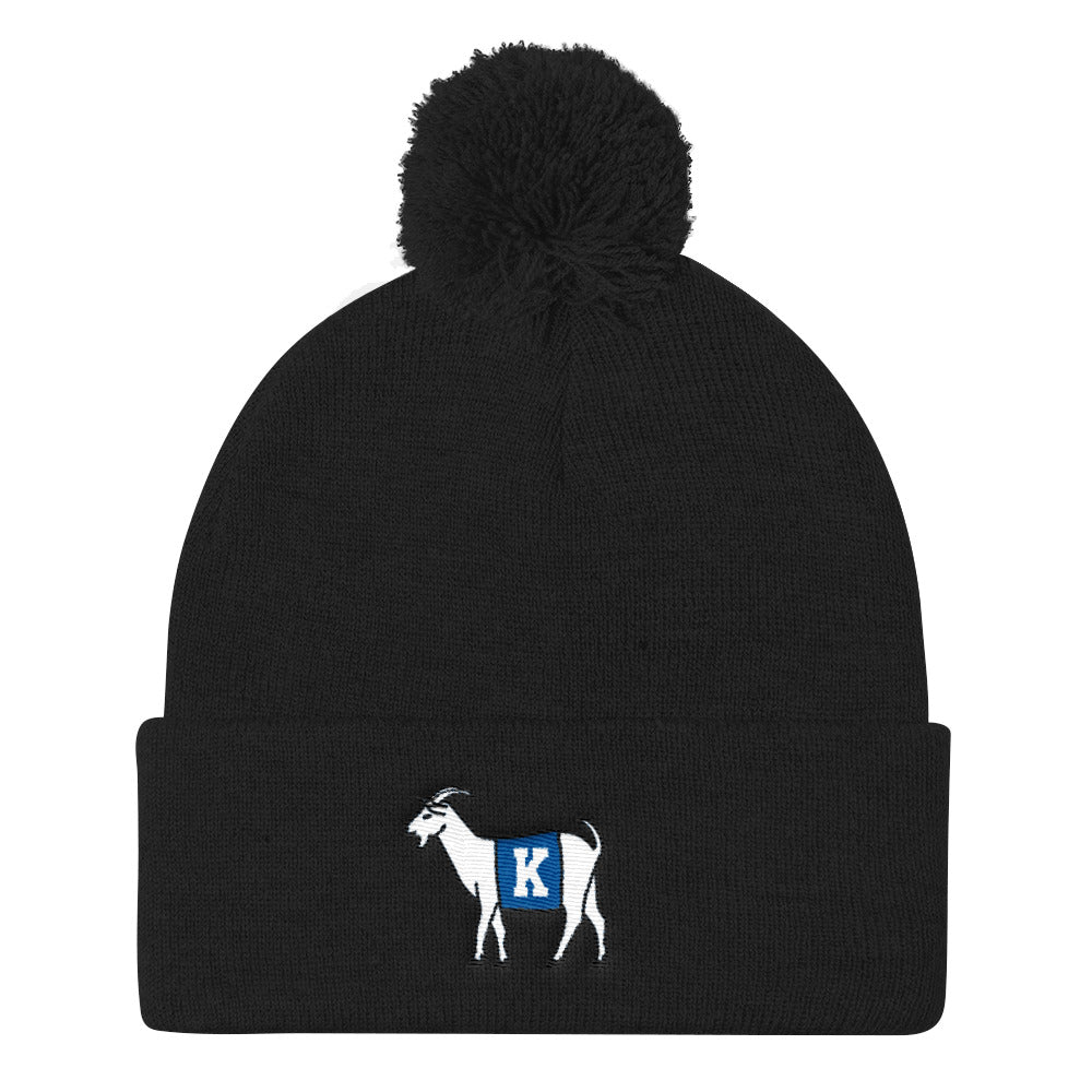 Duke Goat Pom Pom Knit Cap
