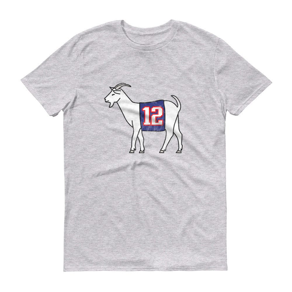 New England #12 GOAT Short-Sleeve T-Shirt