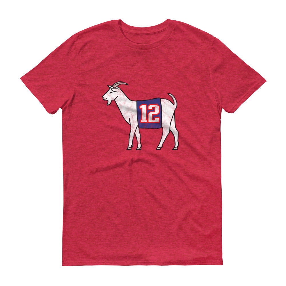 New England #12 GOAT Short-Sleeve T-Shirt