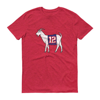 New England #12 GOAT Short-Sleeve T-Shirt