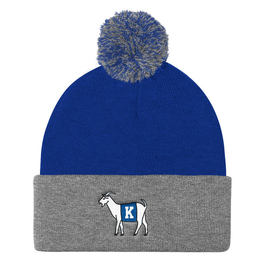 Duke Goat Pom Pom Knit Cap