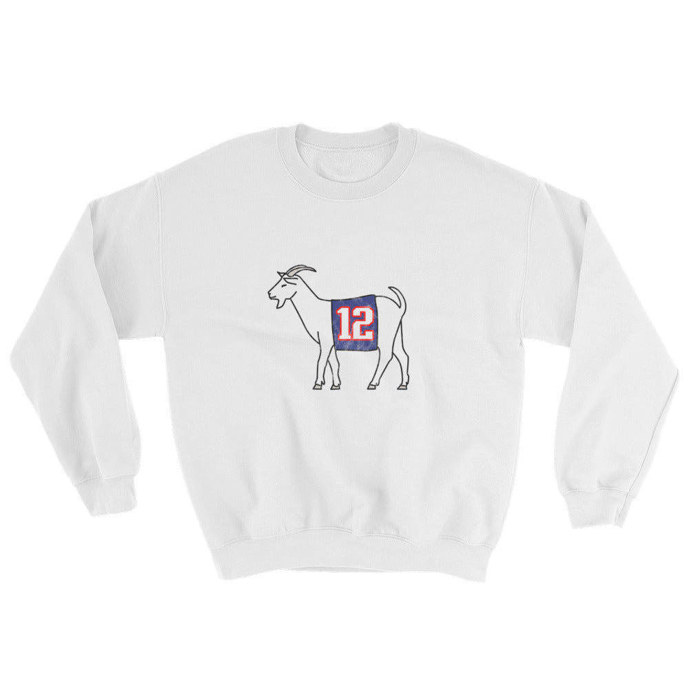 New England #12 GOAT Sweatshirt