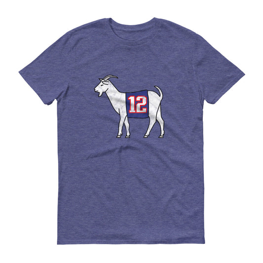 New England #12 GOAT Short-Sleeve T-Shirt