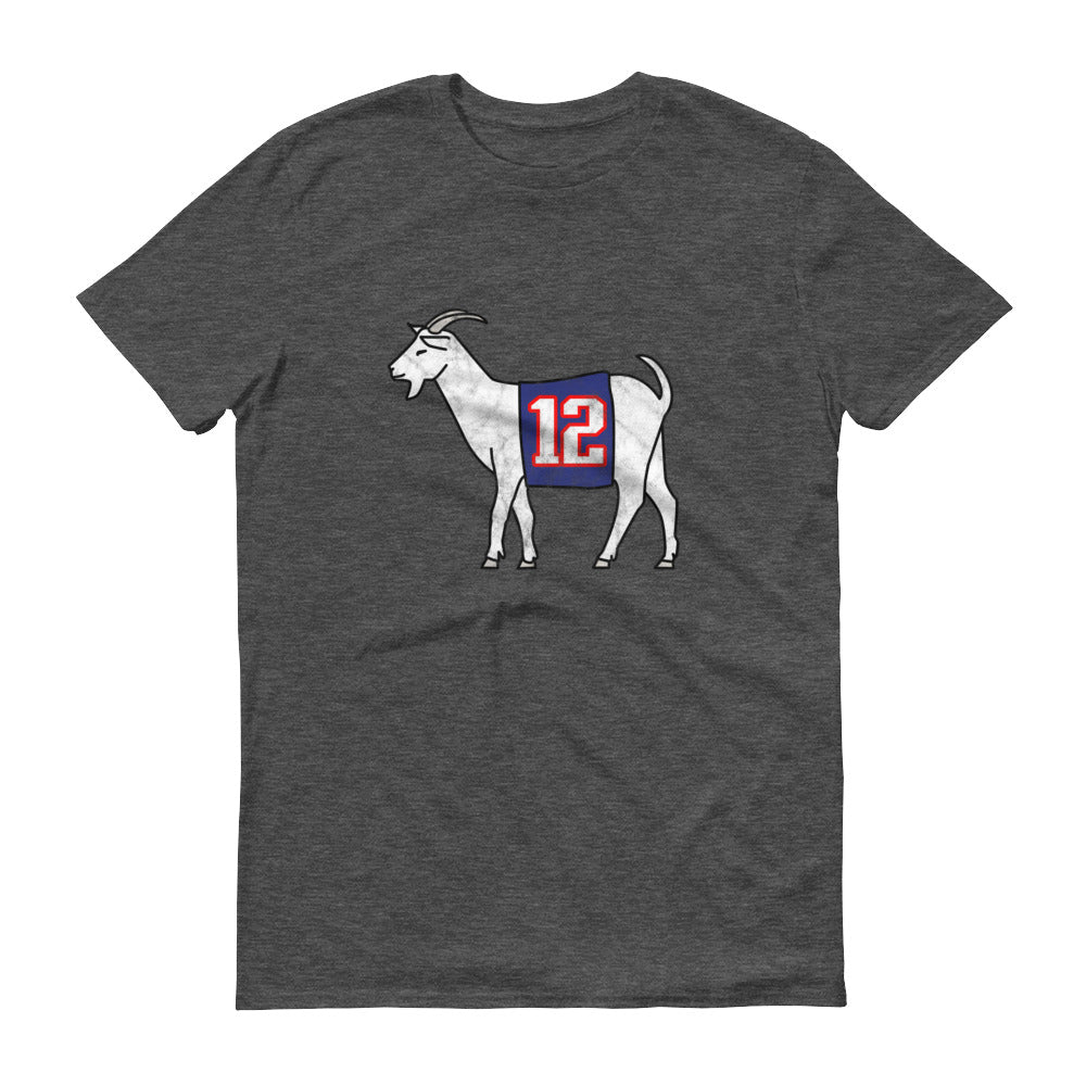 New England #12 GOAT Short-Sleeve T-Shirt