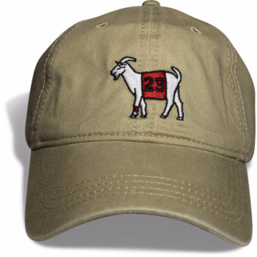 Chicago #23 GOAT Dad hat (Khaki)
