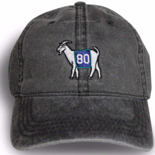 Seattle #80 GOAT Dad hat (Black)