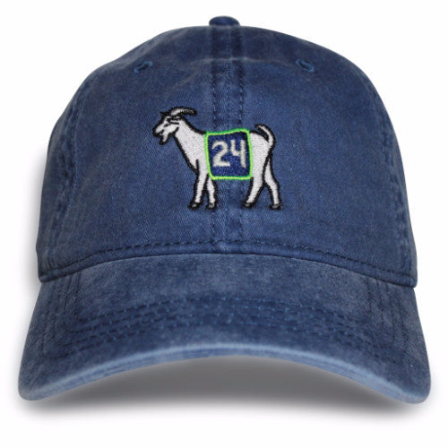 Seattle #24 GOAT Dad hat (Navy)