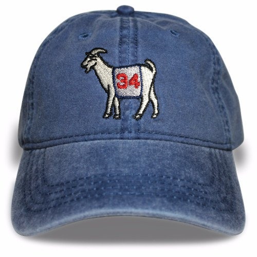 Boston Baseball #34 GOAT Dad hat (Navy)
