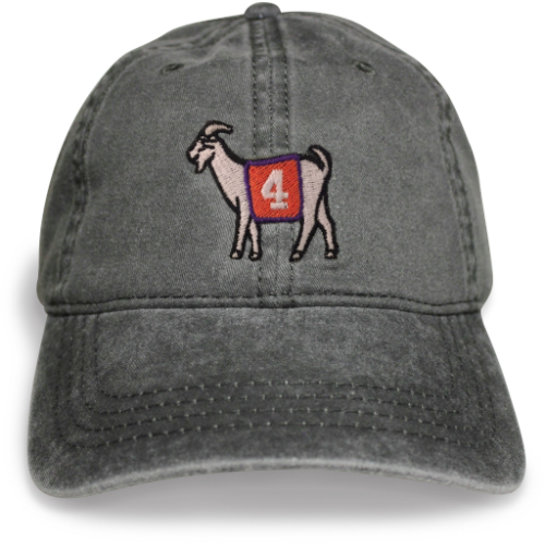 Clemson #4 GOAT Dad hat (Black)