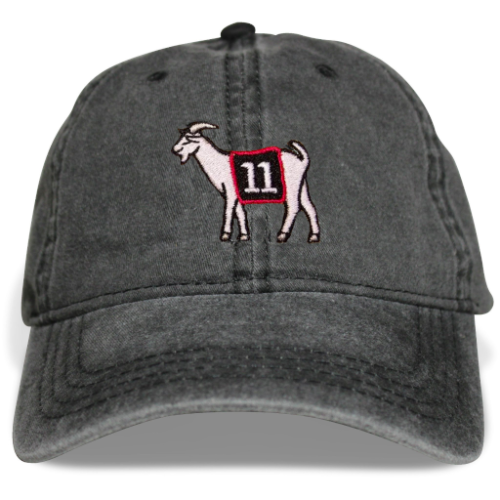 Atlanta #11 GOAT Dad hat (Black)