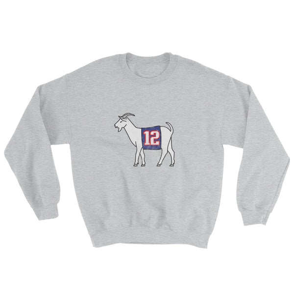 New England #12 GOAT Sweatshirt