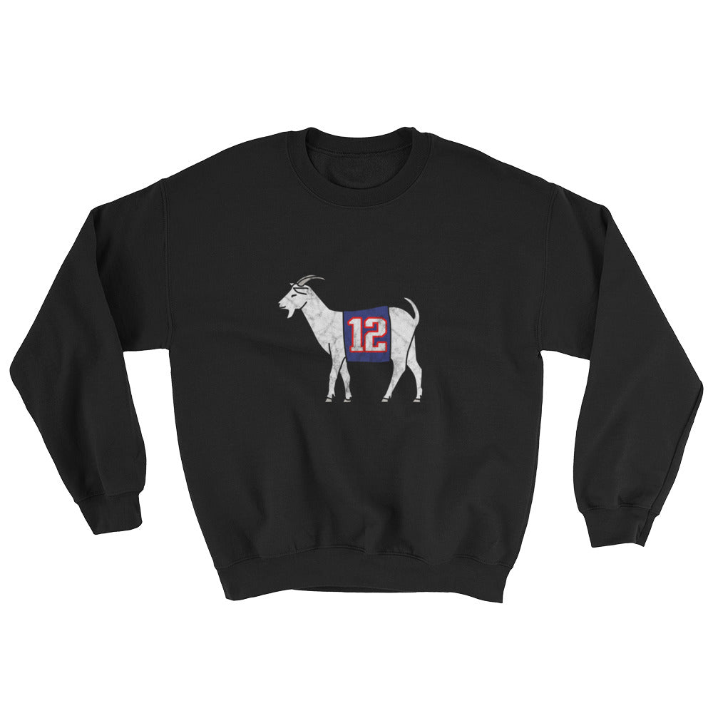 New England #12 GOAT Sweatshirt