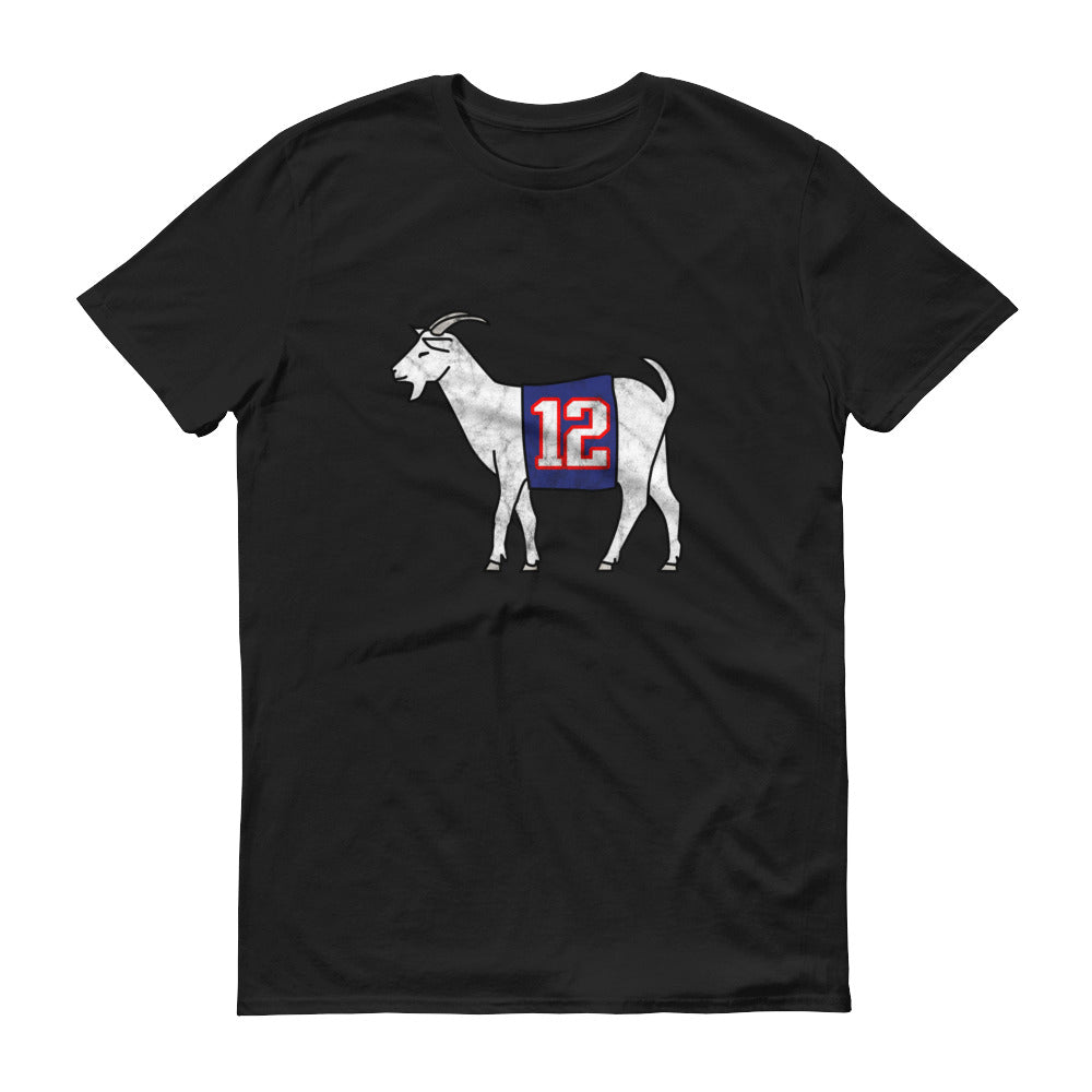 New England #12 GOAT Short-Sleeve T-Shirt
