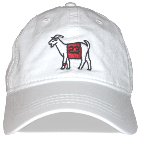 Chicago #23 GOAT Dad hat (White)
